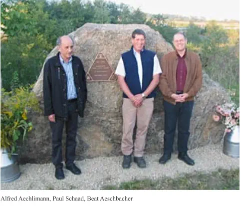 Alfred Aechlimann, Paul Schaad, Beat Aeschbacher